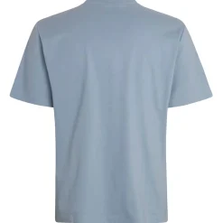 T-Shirt Pas Normal Studios Off-Race Logo - Azzurro