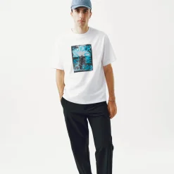T-Shirt Pas Normal Studios Off-Race Graphic - Bianco