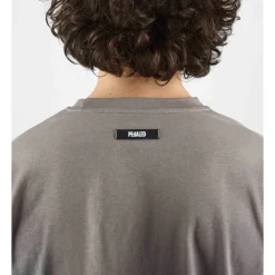 T-Shirt Pedaled Logo - Grigio