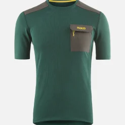 T-Shirt Pedaled Odyssey Merino - Verde