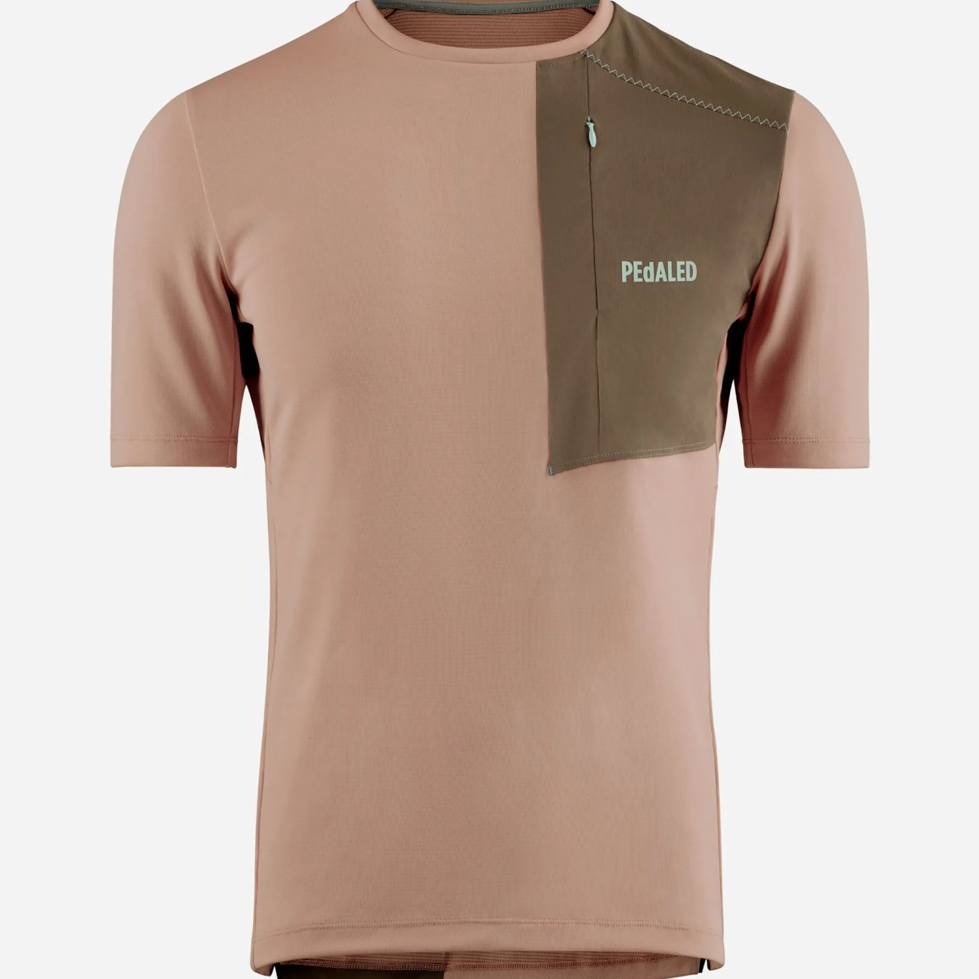 T-Shirt Pedaled Odyssey Merino - Marrone