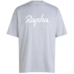 T-Shirt Rapha Cotton Logo - Grigio
