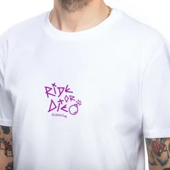 T-shirt Ride or Die - Bianco