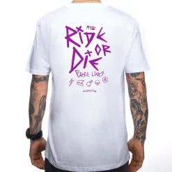 T-shirt Ride or Die - Bianco