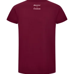T-Shirt Santini Eroica Cipressi - Bordeaux