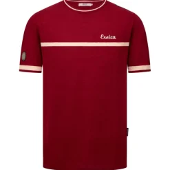 T-Shirt Santini Eroica Jacquard - Bordeaux