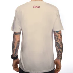 T-Shirt Santini Eroica - Marrone chiaro
