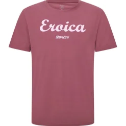 T-Shirt Santini Eroica Strada - Rosa