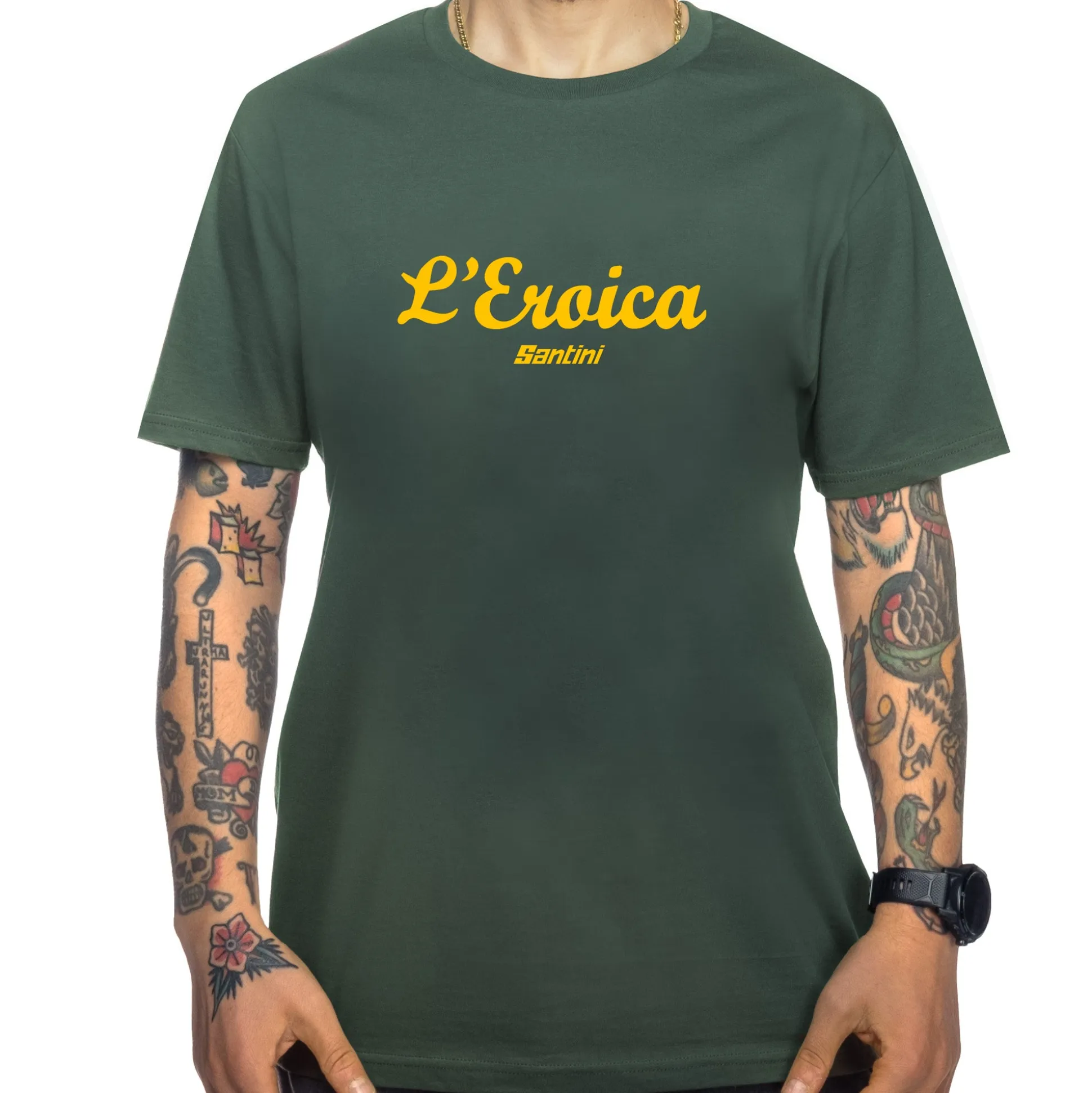 T-Shirt Santini Eroica - Verde