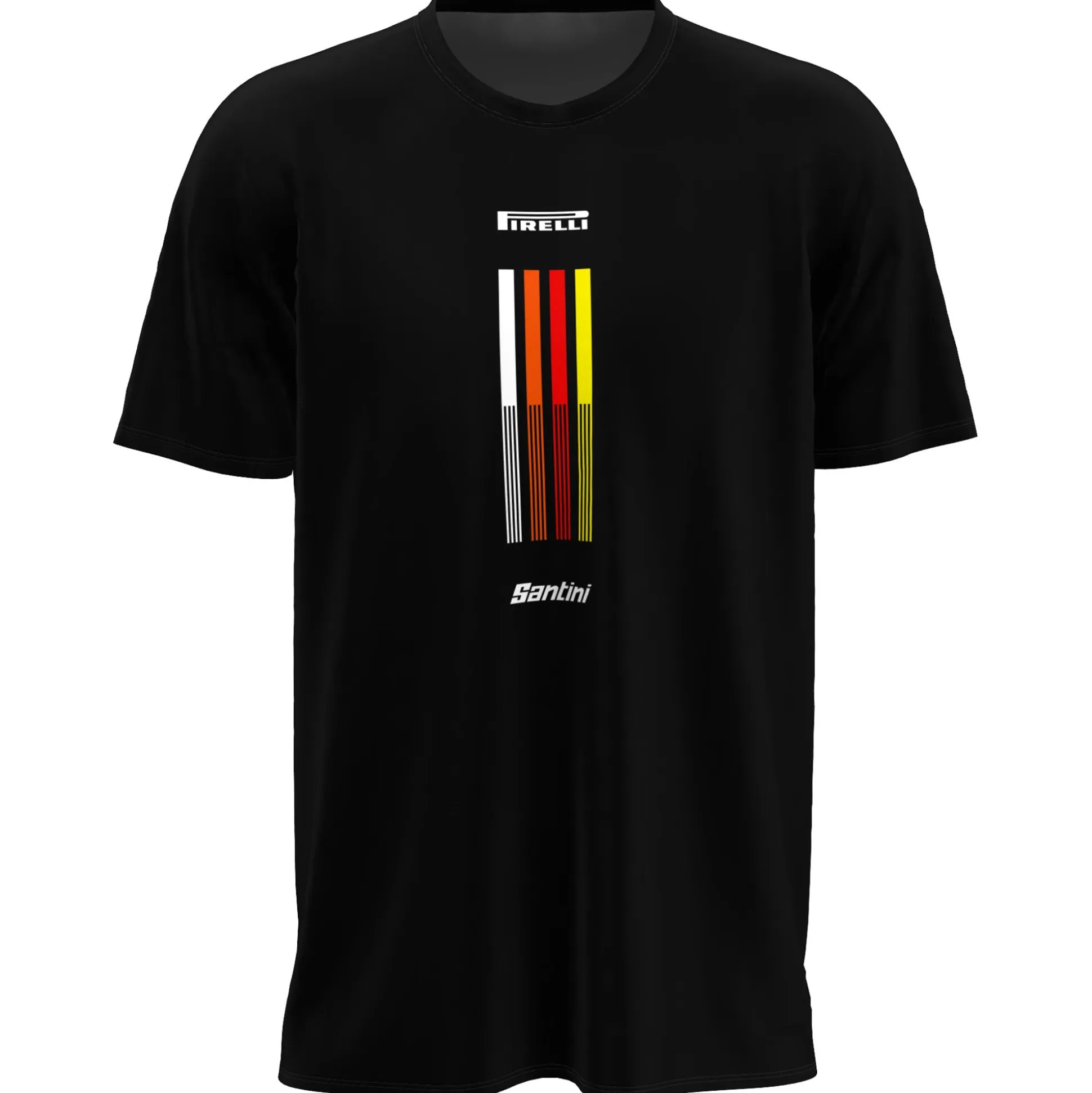 T-Shirt Santini x PIRELLI Tape - Nero