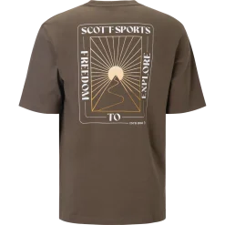 T-Shirt Scott Graphic - Marrone