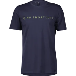 T-Shirt Scott No Shortcuts - Blu