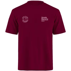 T-Shirt Strade Bianche - Bordeaux