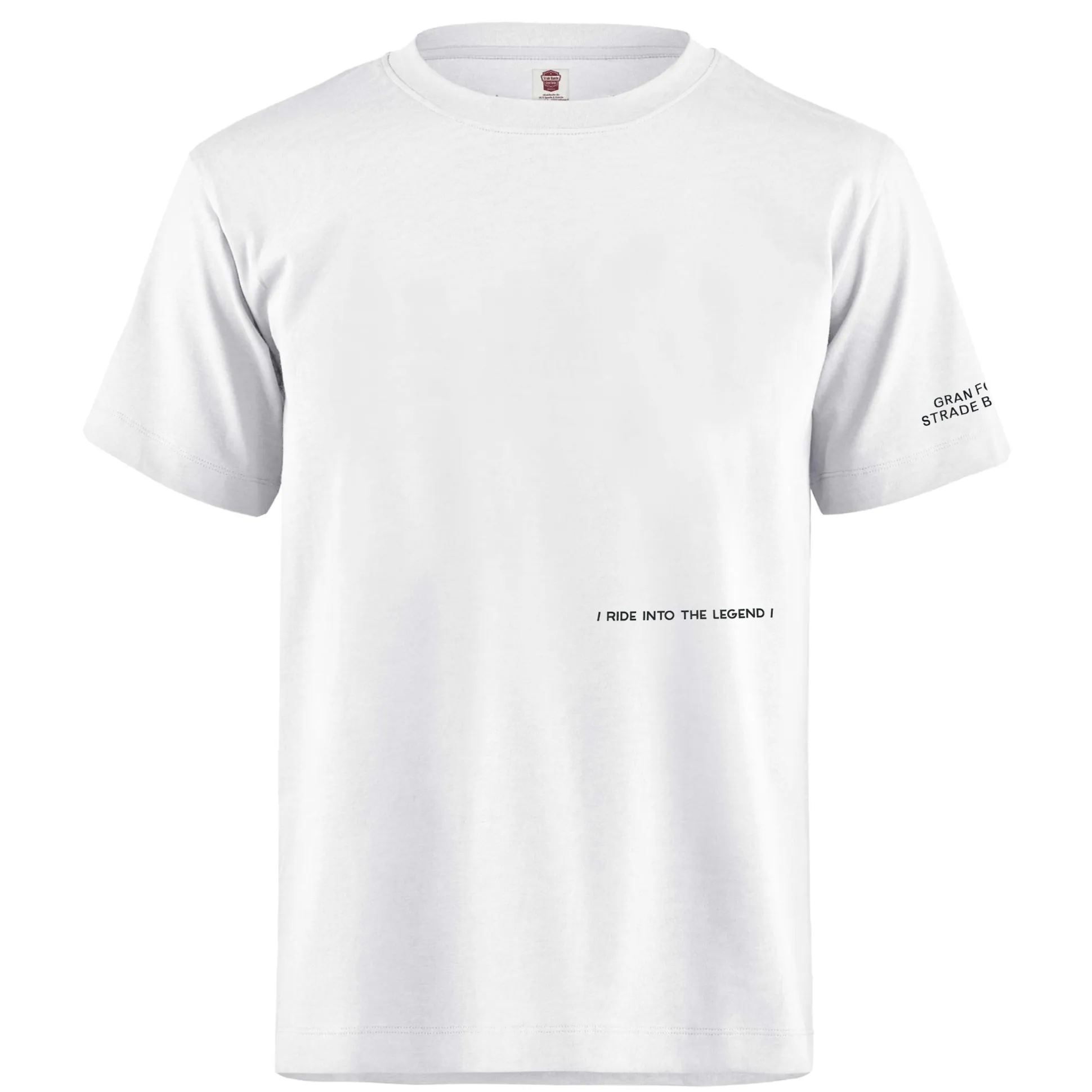 T-Shirt Strade Bianche Ride into the legend - Bianco