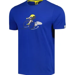T-Shirt Tour de France Cyclist Graphic 2024 - Blu