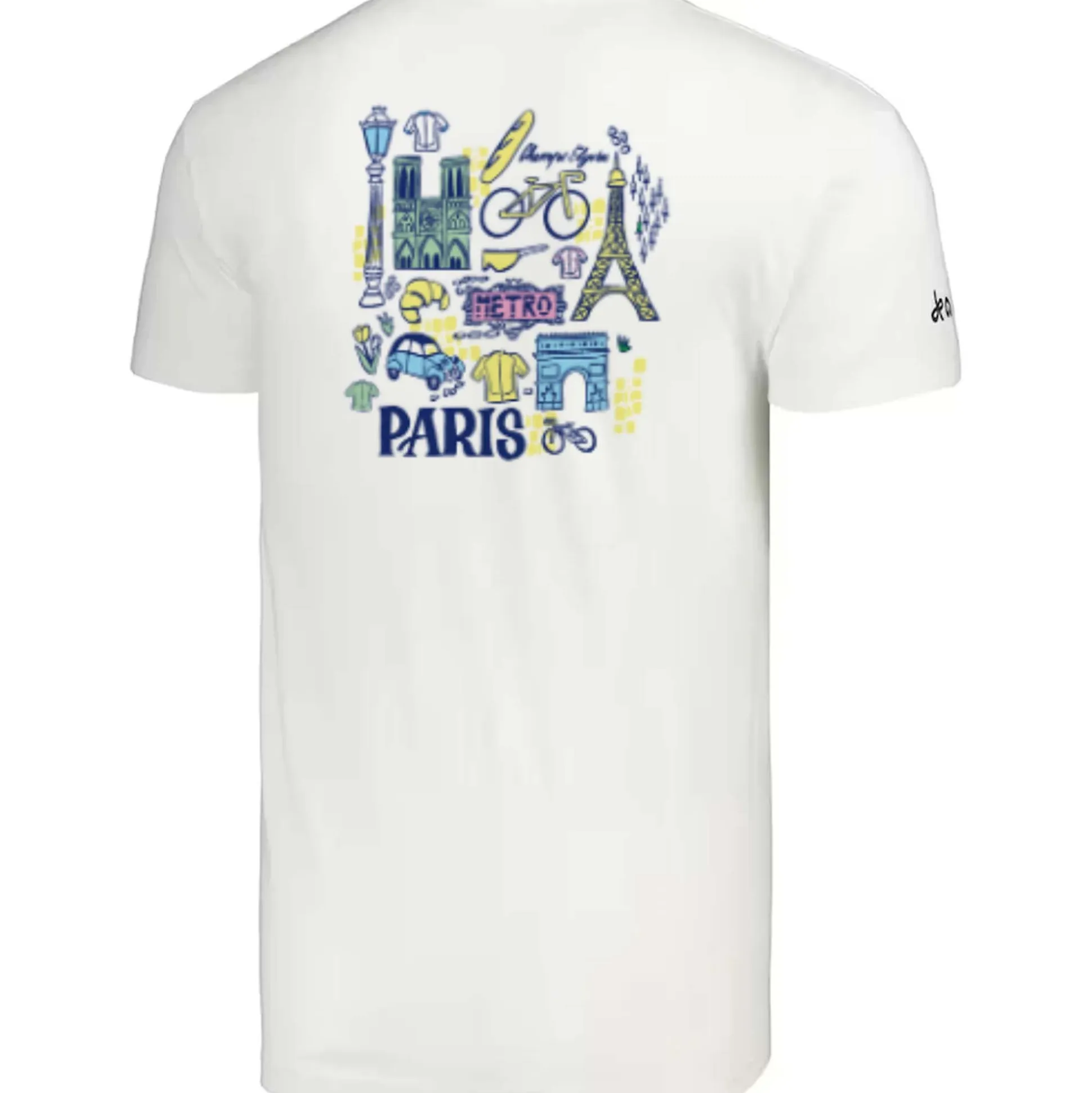 T-Shirt Tour de France Paris - Bianco