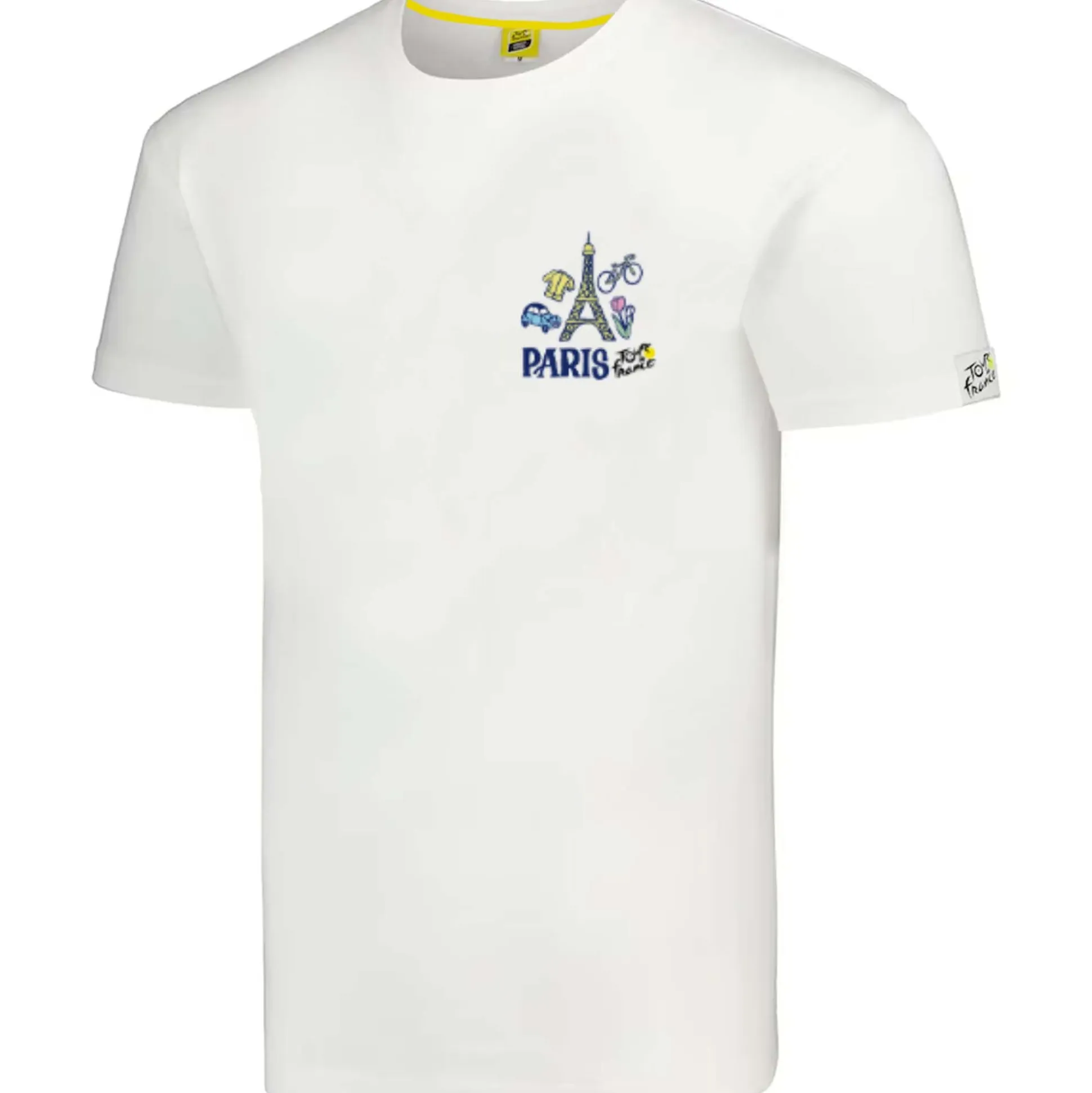 T-Shirt Tour de France Paris - Bianco