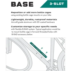 WolfTooth B-RAD Mounting Base - 3 Slot